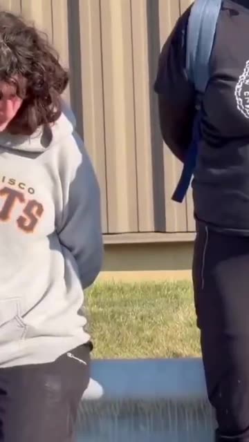 Group of anti-ICE agitators detained & cuffed for impeding ICE