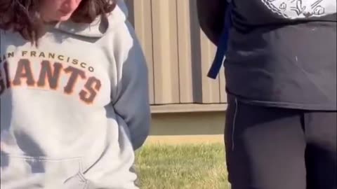 Group of anti-ICE agitators detained & cuffed for impeding ICE