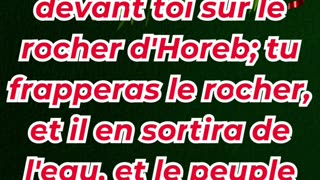 « L’eau du rocher : Dieu répond au besoin » Exode 17-6,7.#shortvideo #youtubeshorts #ytshorts #reels