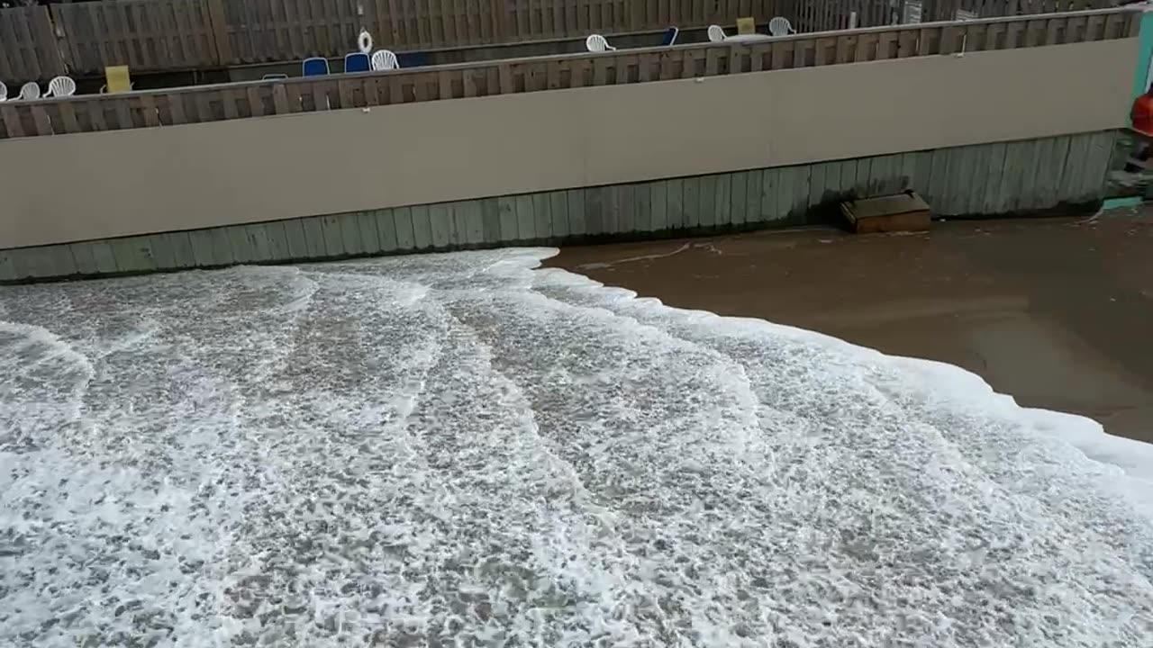 Man Knocked Over During Hurricane Erin’s Storm Surge