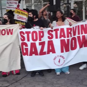 "STOP STARVING GAZA" Days of ACTION in New York City.