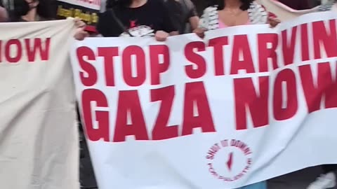 "STOP STARVING GAZA" Days of ACTION in New York City.