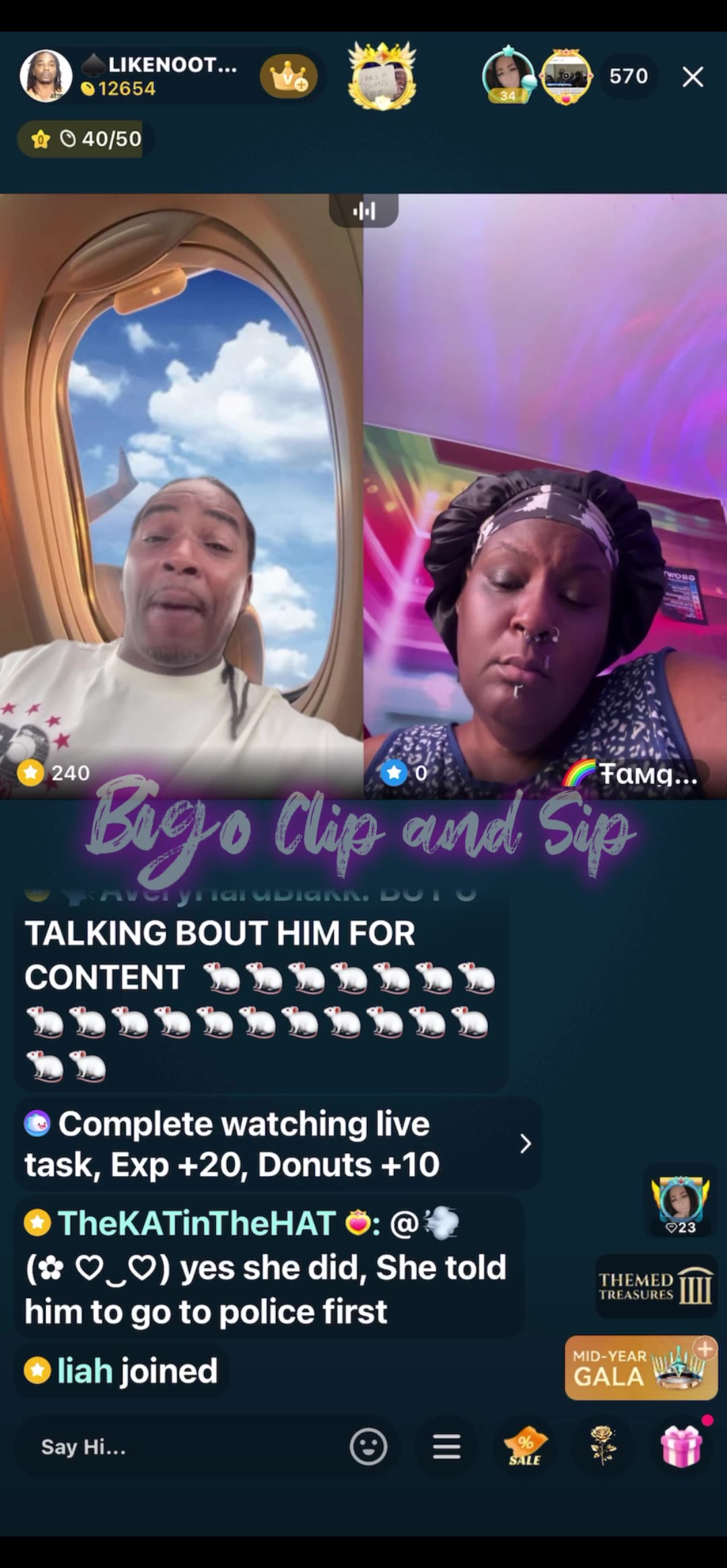 LikeNoOther lines FamGoNatural after getting TPO on Dolla Bill 7/7/25 #bigoclipandsip