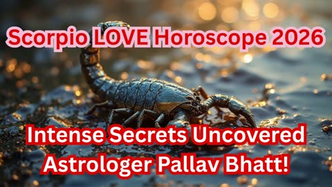 Scorpio Love Horoscope 2026 | Intense Secrets by Pallav Bhatt!