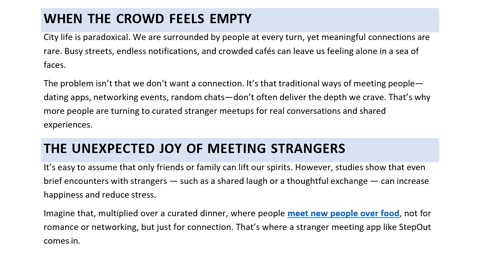 StepOut | Meet New People, Find Yourself 🌍