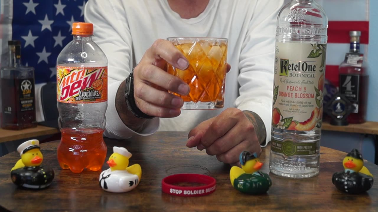 Uroy Hyde - Ketel One Orange & Peach Blossom Vodka & Mtn Dew Livewire Orange Soda