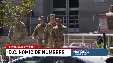 National Guard troops in DC to begin carrying weapons under Trump's crime crackdown