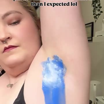 @_prettykittywaxstudio Underarm Waxing Demo | Sexy Smooth Sexy Sapphire Hard Wax for Sensitive Skin