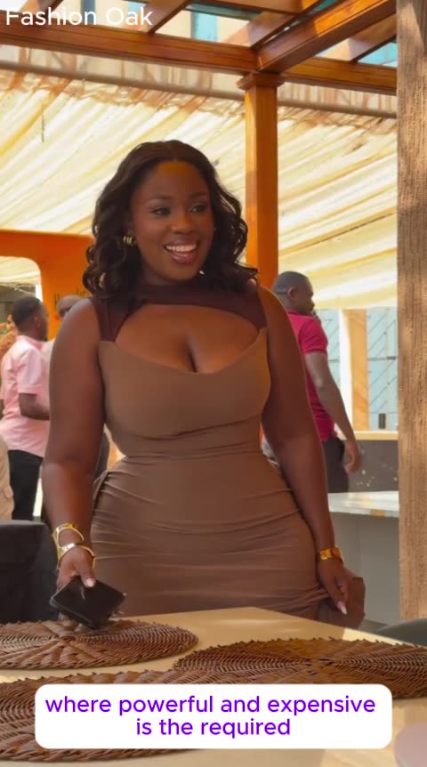 deep cacao tone midi dress