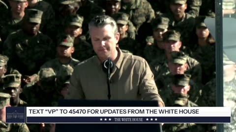 Secretary of War Pete Hegseth Speaks at Marines' 250th Anniversary