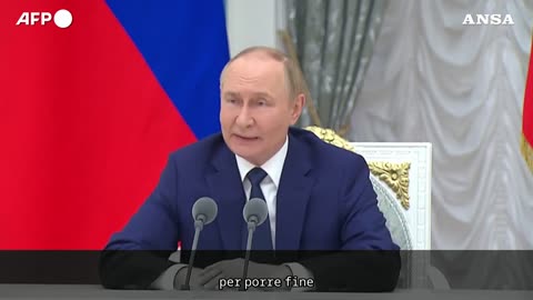 NOTIZIE DAL MONDO Putin elogia Washington prima dell'incontro con Trump in Alaska,USA.Il presidente russo Putin auspica futuri accordi con gli USA sulle armi strategiche offensive apprezzando gli sforzi di Trump per la fine della guerra in Ucraina