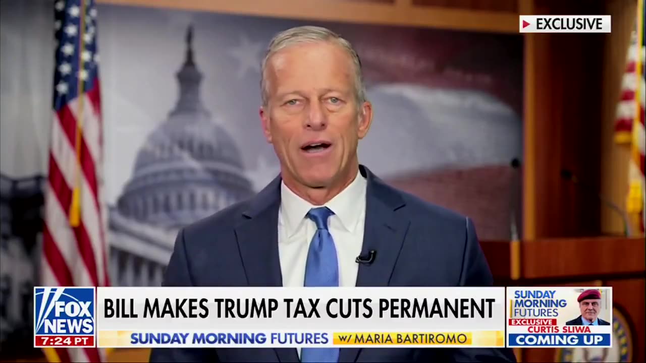 Thune on making the Trump tax cuts permanent with the One Big Beautiful Bill