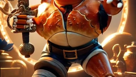 🦀🏴‍☠️ This is not just a crab – it’s a pirate crab!