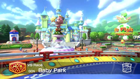#MarioKart8Deluxe Race Three: Baby Park