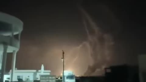 An Israeli AD, likely the Arrow-3, misfires and destroys its own launcher