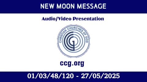 New Moon Message (Audio) for 01/03/48/120 - 27/05/2025