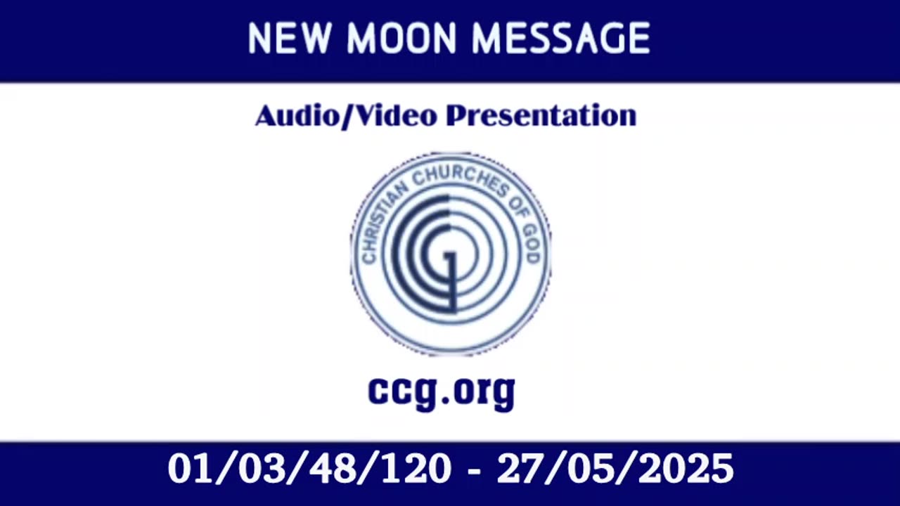New Moon Message (Audio) for 01/03/48/120 - 27/05/2025