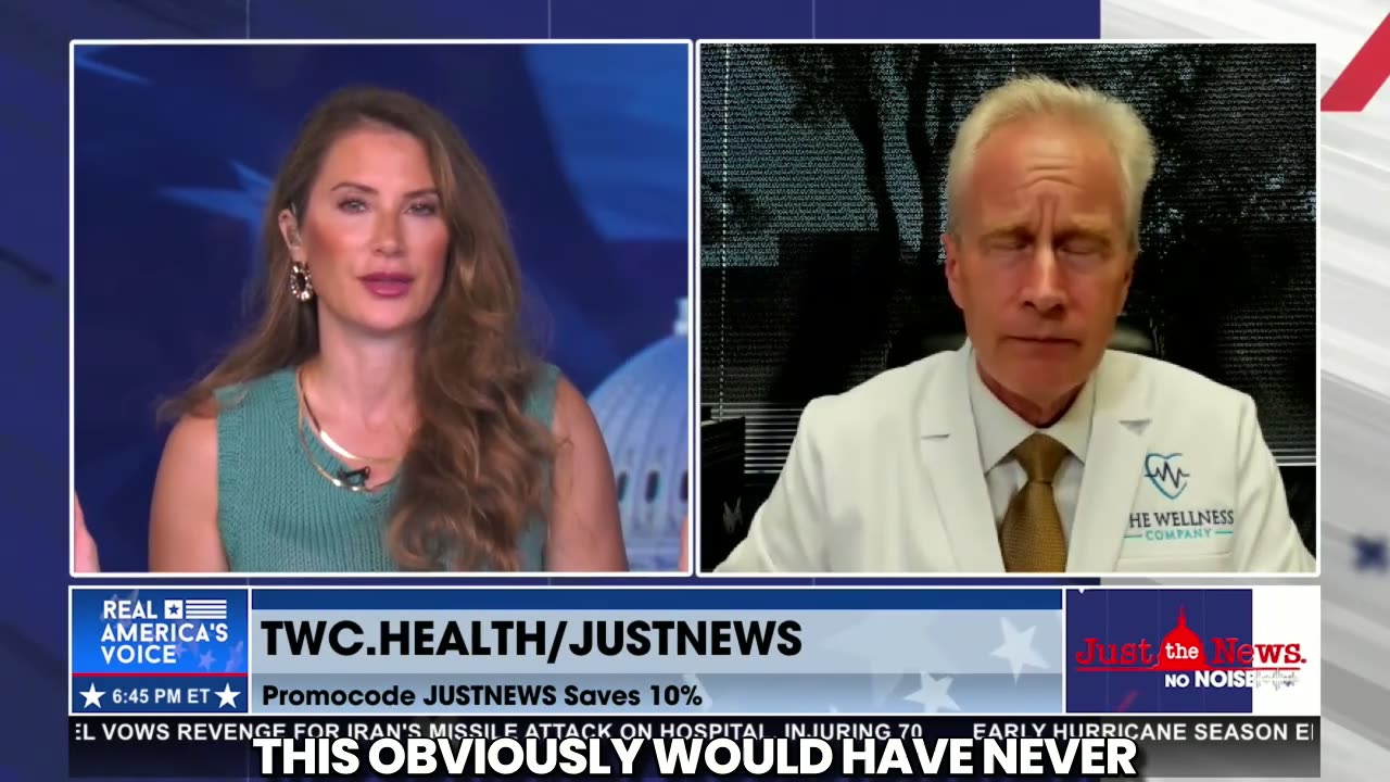 COVID-19 Variant "Nimbus" NB.1.8.1 Causing 'Razor Blade Throat' Dr. McCullough on "Just the News"