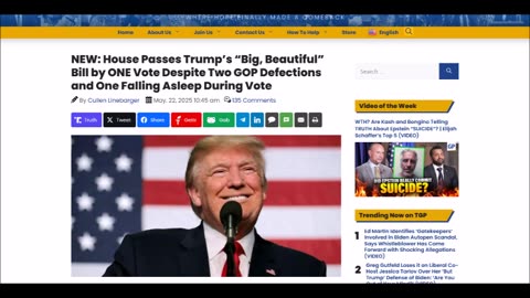 House Passes Trump’s “Big, Beautiful” Bill by ONE Vote