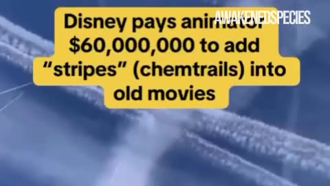 Disney paga animatore tedesco per aggiungere “strisce bianche” nel cielo nei vecchi film