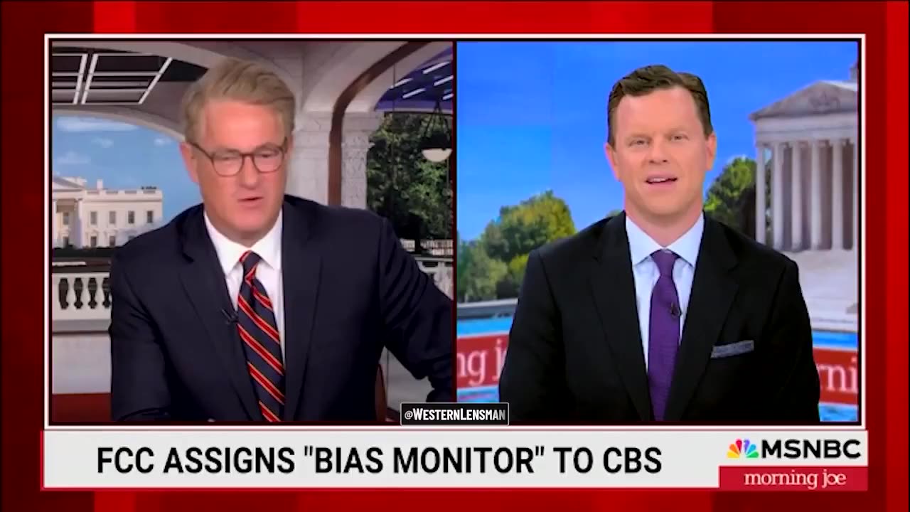 Scarborough is still crying about CBS and lying about 60 Minutes deceptively editing...