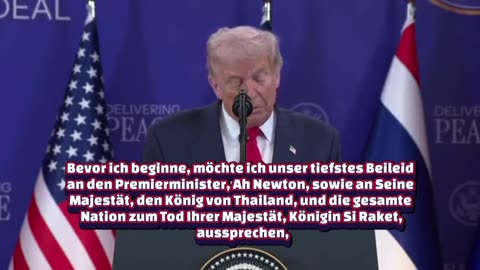 🌟 Trump in Malaysia: Historischer Frieden für Südostasien! ✌️