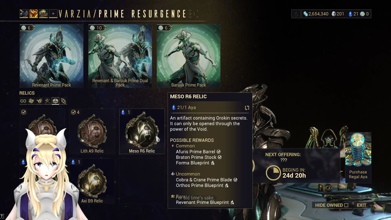 Cracking Eggs (relics) in warframe