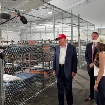 🇺🇲 🐊 President Trump Tours 'Alligator Alcatraz' on July 1/2025