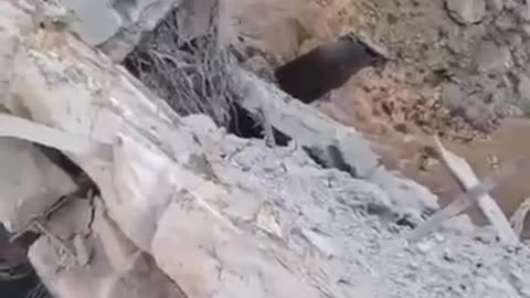 7:06 Extensive destruction caused by the missile's fall