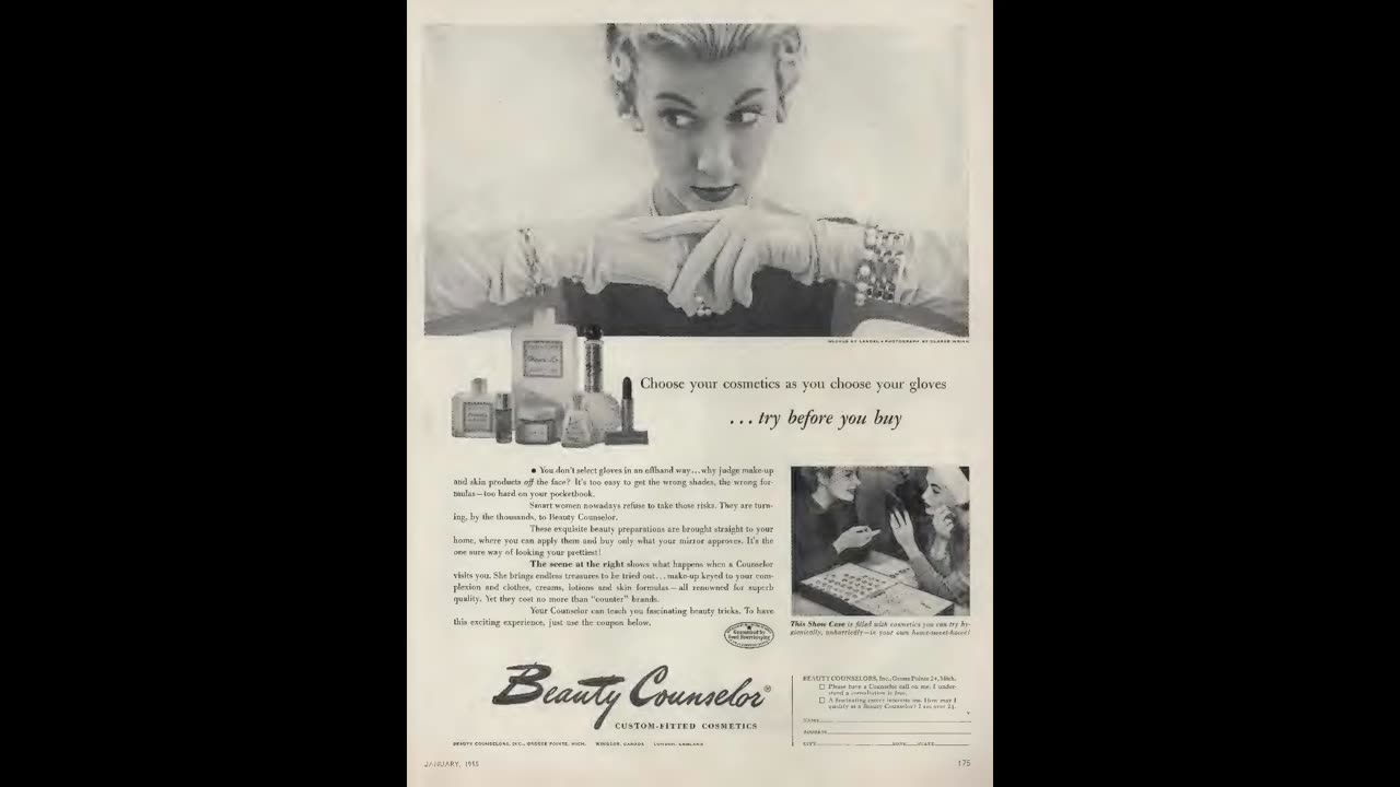 January 1955 Vogue Magazine