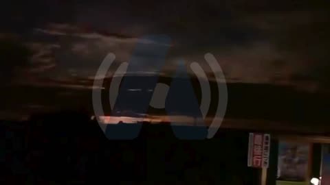 An unidentified object lights up the sky over Japan