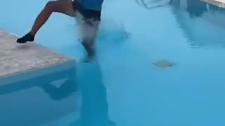 🏊♂ Guy's Pool Jump Goes HORRIBLY Wrong! | FunFM