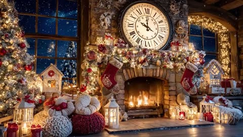 Beautiful Snowy Christmas Scenes, Instrumental Christmas Music, Christmas Ambience