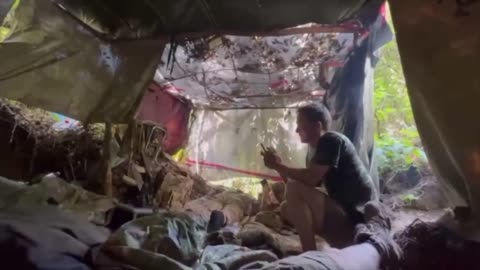 Ukrainian Shell Lands Inside Russian Camp in Donetsk