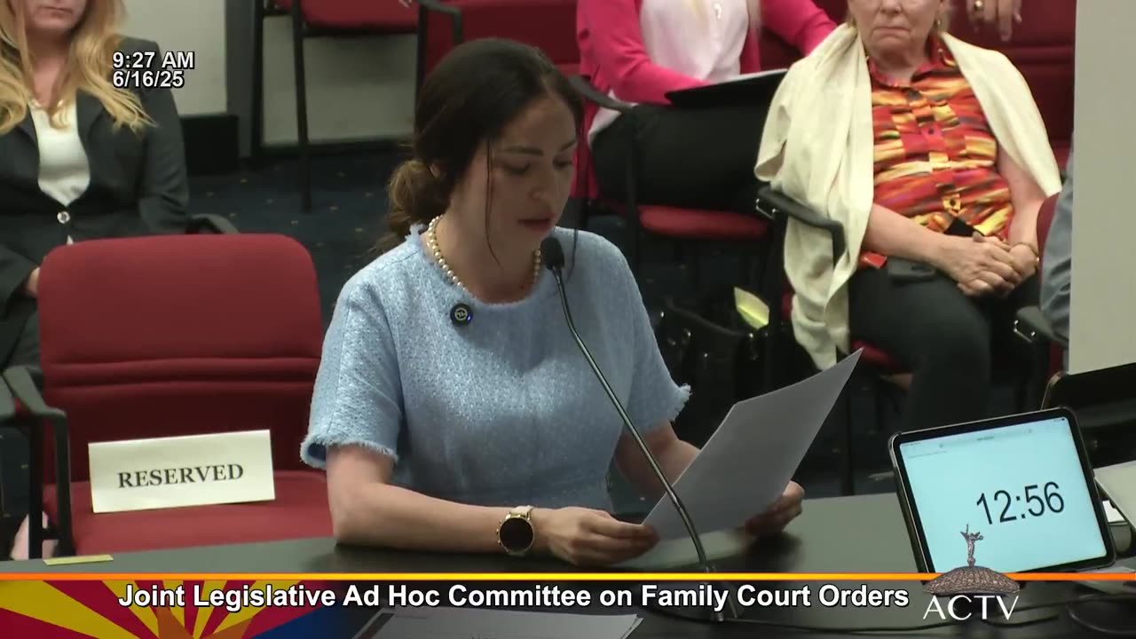 Arizona Today, 16 June 2025 - 2nd Joint Legislative Ad Hoc Committee on Family Court Orders