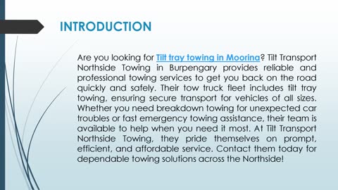 Are you looking for Breakdown towing in Moorina?