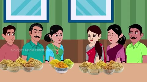 खाने का भरता #Hindi Kahani #Cartoon Video #Moral Stories