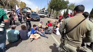 Protesters block Israel's parliament as lawmakers vote on budget