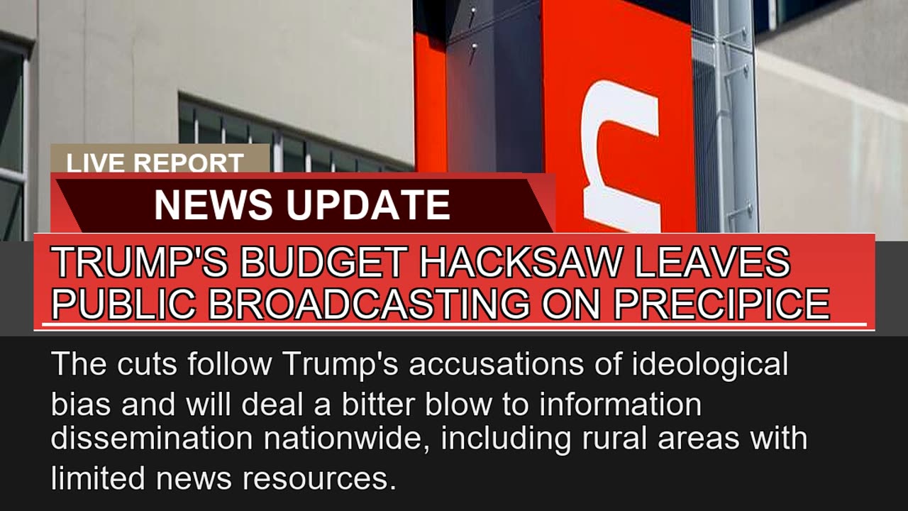 Trumps Budget Hacksaw Leaves Public Broadcasting