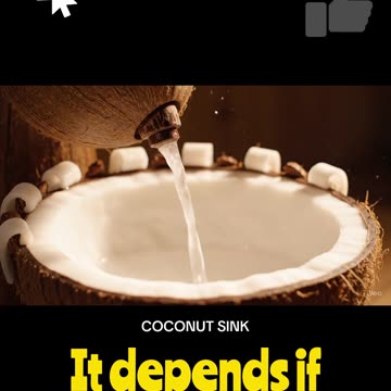 Working Coconut Sink