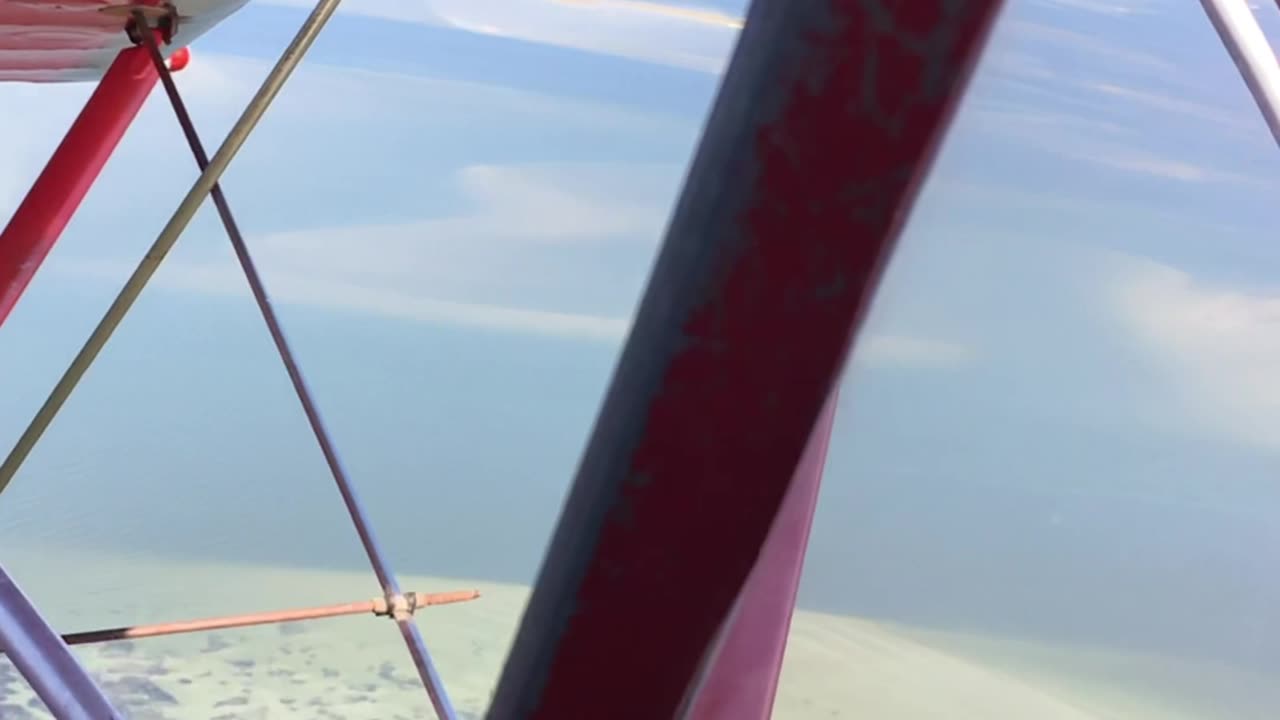 Flying in an 80yo biplane over NC