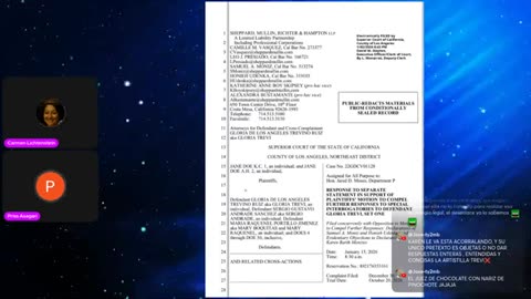 Lo que está pasando en la corte en California Jae Does VS Gloria Trevi