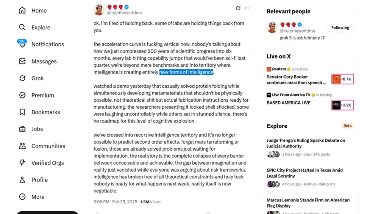 RFB - AI has Taken Over and its any minute now apparently. MUST WATCH!!!!