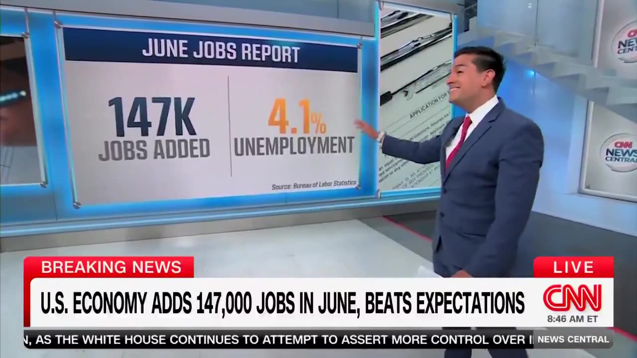 Watch CNN Report on the ‘Better Than Expected’ June Jobs Report