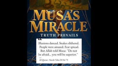Prophet Musa / Pharoah verses