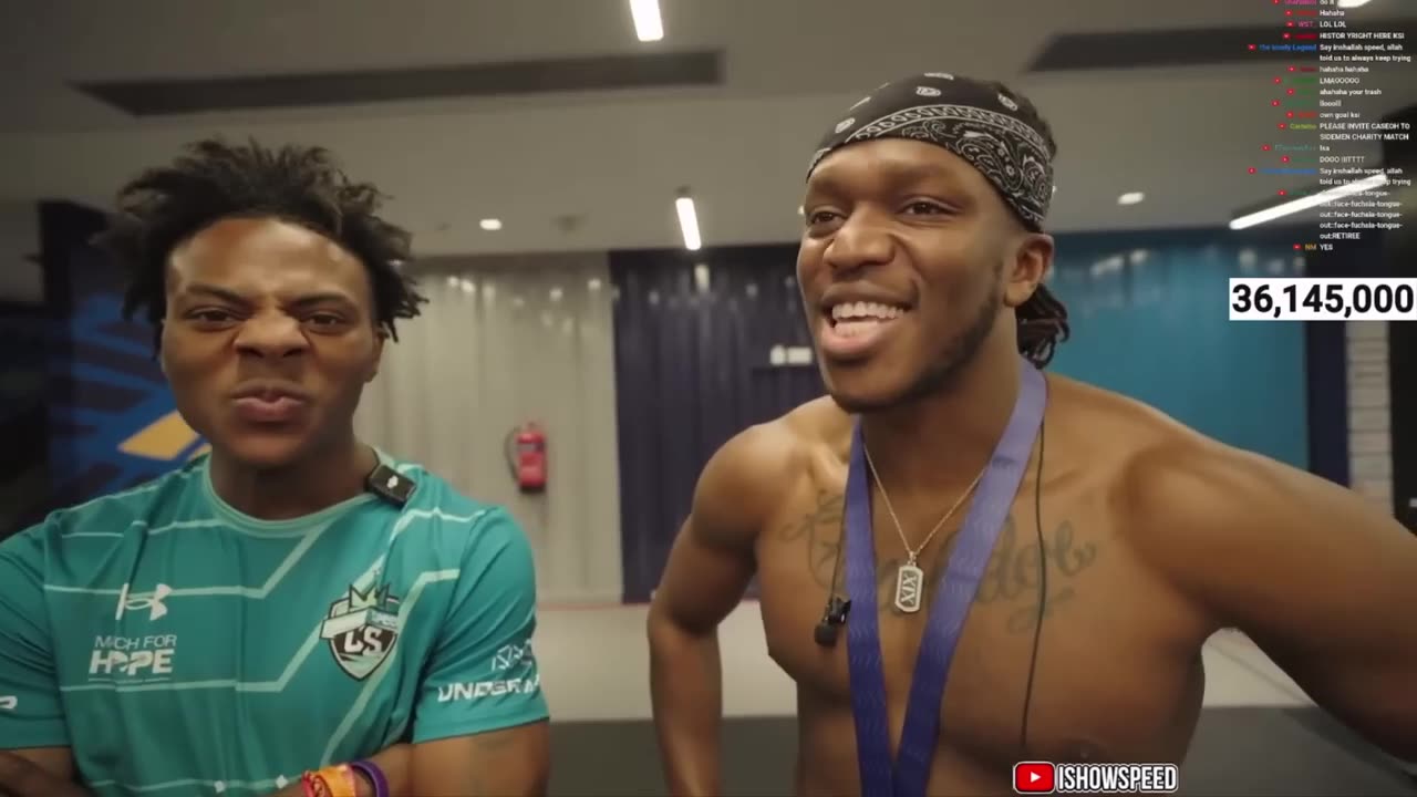 KSI sings a Song for Ishowspeed.