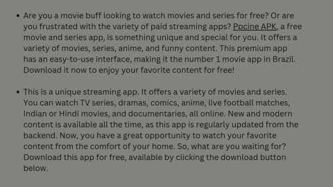 Free Baixar PPCine – Download the Best Movie Streaming App