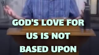 Rest and receive! God's love isn't earned, it flows from His unchanging character