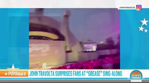 John Travolta Surprises Fans at ‘Grease’ Event as Danny Zuko