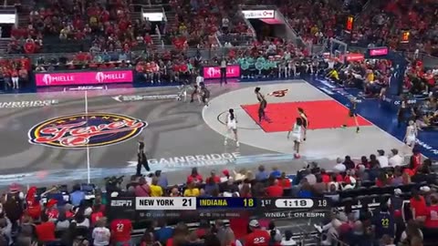 Indiana fever vs new York liberty game full time result 14,2025